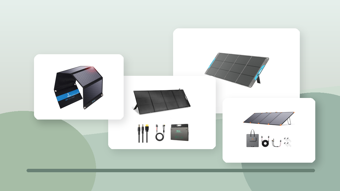 Portabla solpaneler for friluftsliv och energistationer